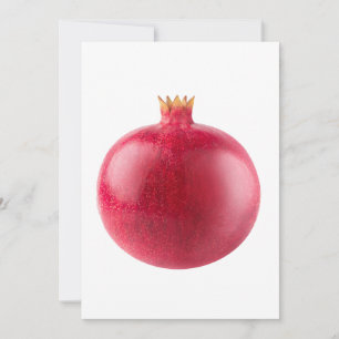 Invitation Grenade Rouge Entière Fraîche Fruit Alimentation S