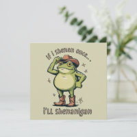 Grenouille de santé mentale drôle Shenanigan 