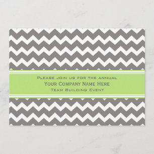 Invitation Gris d'entreprise d'invitation d'événement de