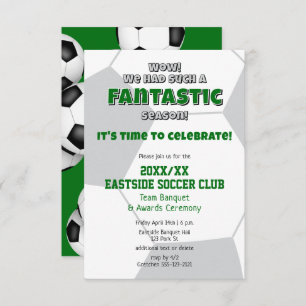 Invitation gris vert ou N'IMPORTE QUELLE équipe colore les pr