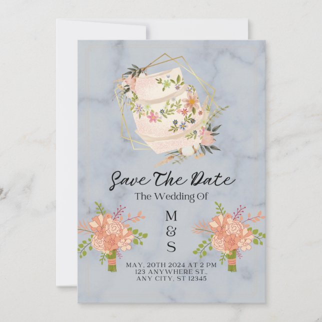 Invitation Groom et mariée (Devant)
