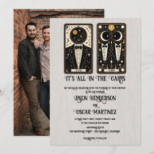 Invitation Grooms Mariage Tarot