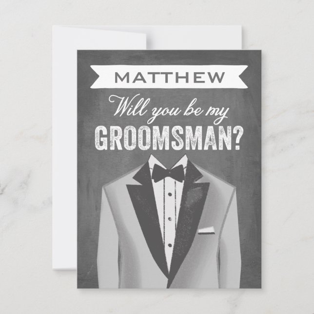 Invitation Groomsman | Groomsman (Devant)