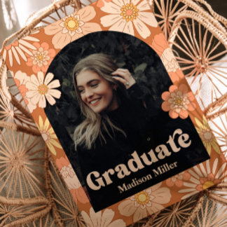 Invitation Groovy Graduation Announcement