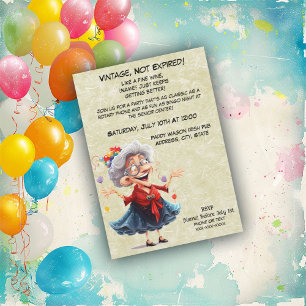Invitation Gros Amis Senior Anniversaire