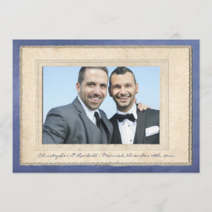 Invitation Grosses Maris Union Gay Mariage Annouement