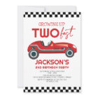 Grossing Up Two Fast Red Race Car 2e anniversaire
