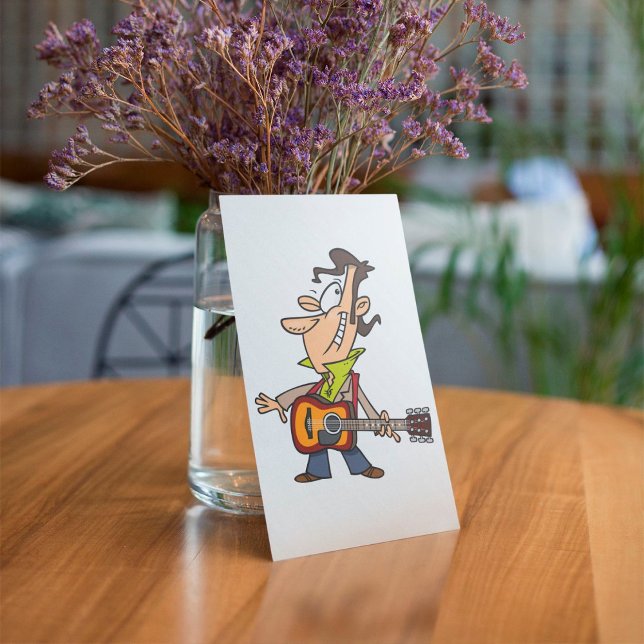 Invitation Guitare Man Rockstar (Créateur téléchargé)