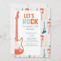 Guitare Rock et Roll Music Rockstar Anniversaire