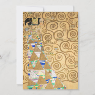 Invitation Gustav Klimt - Attente, Stoclet Frieze