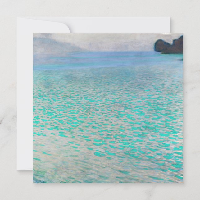Invitation Gustav Klimt - Attersee (Devant)