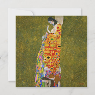 Invitation Gustav Klimt - Espoir II
