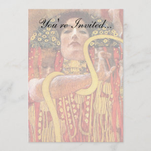 Invitation Gustav Klimt - Hygieia Déesse de la Médecine et de