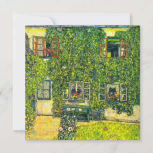 Invitation Gustav Klimt La Maison de Guardaboschi