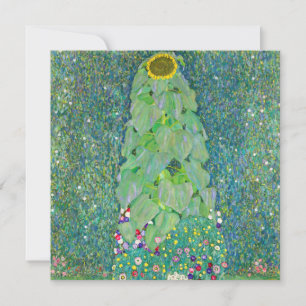 Invitation Gustav Klimt - Le Tournesol