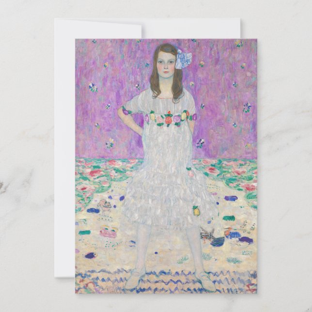 Invitation Gustav Klimt - Mada Primavesi (Devant)