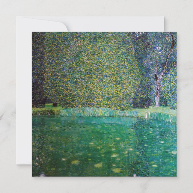 Invitation Gustav Klimt - Parc Schloss Kammer am Attersee (Devant)