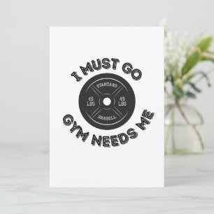 INVITATION GYM NEED ME