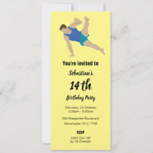 Invitation Gymnaste masculin