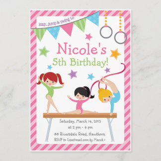 Invitation gymnastique/invitation gymnastique