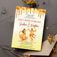 Haldi et Mehndi marigolds sonnent le mariage indie