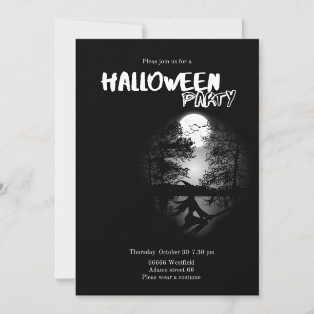 Invitation Halloween (Front)