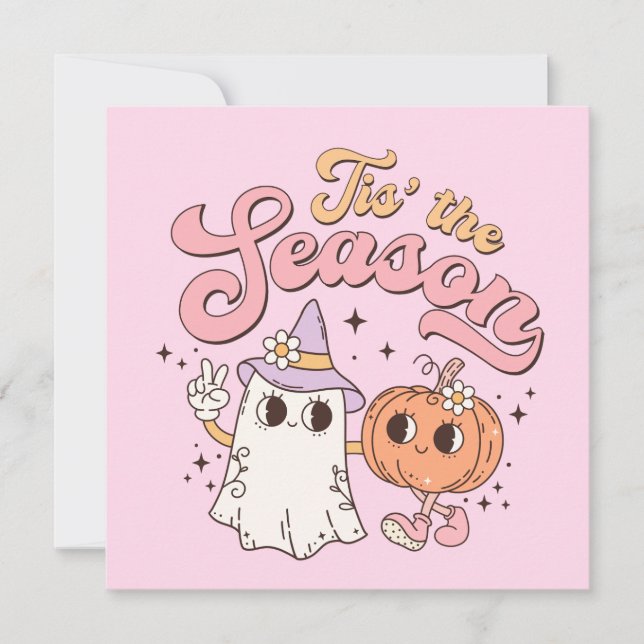 Invitation Halloween C'est la saison (Devant)