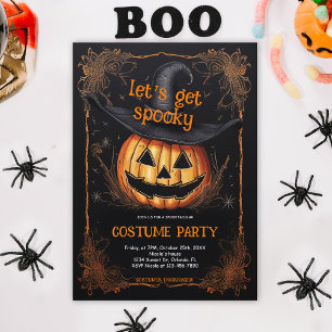 Invitation Halloween Costume Adulte Fête Affaires Éffrayant