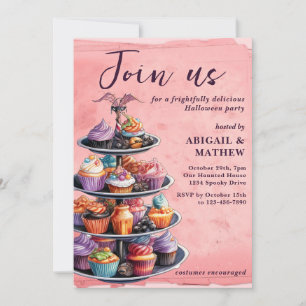 Invitation Halloween Cupcakes Soirée Halloween