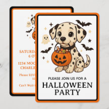 Halloween Dalmatie Chien Trick ou Treat Party