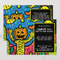 Halloween Éffrayant Scribble Shindig