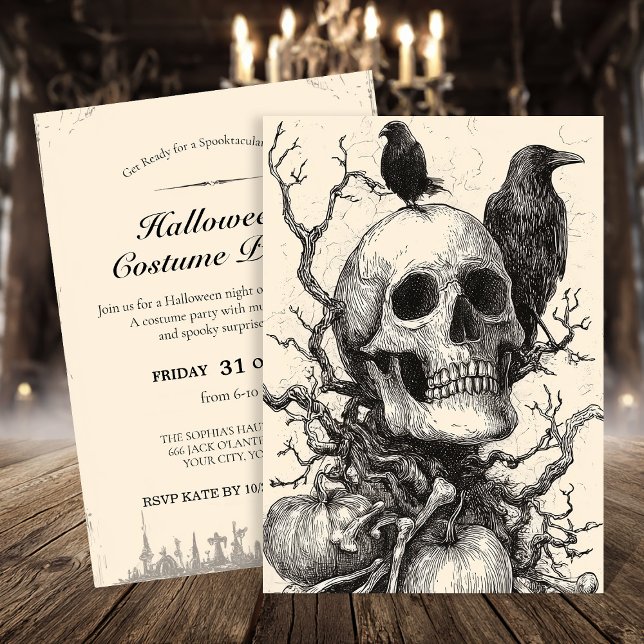 Invitation Halloween éffrayante (Créateur téléchargé)