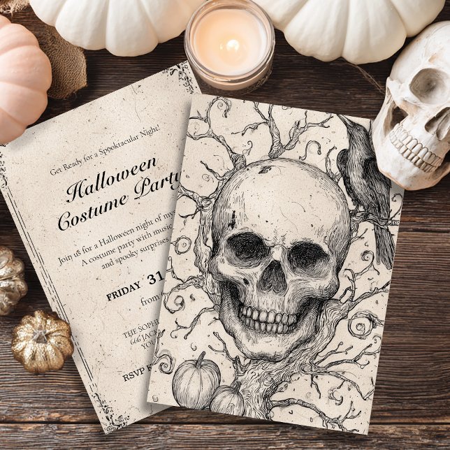 Invitation Halloween éffrayante (Créateur téléchargé)