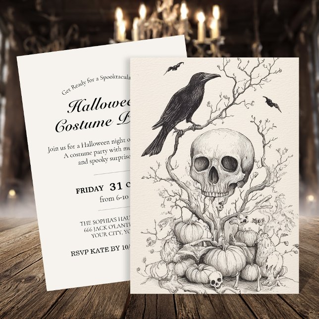 Invitation Halloween éffrayante (Créateur téléchargé)