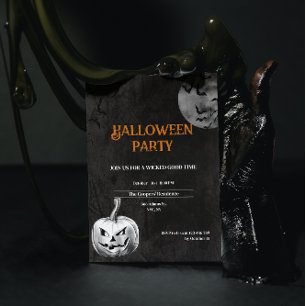 Invitation Halloween éffrayante pour adultes