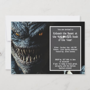 Invitation Halloween Fang-Frenzy Halloween Havoc