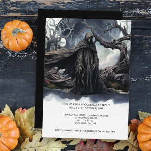 Invitation Halloween Grim Reaper