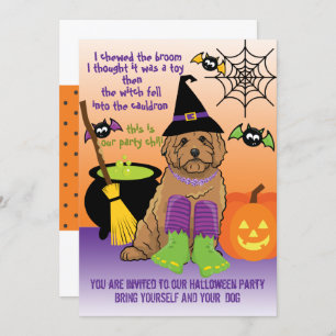 Invitation Halloween Habille et apporte ton chien