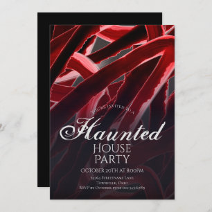 Invitation Halloween Haunted House Party
