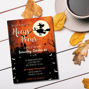 Invitation Halloween Hocus Pocus