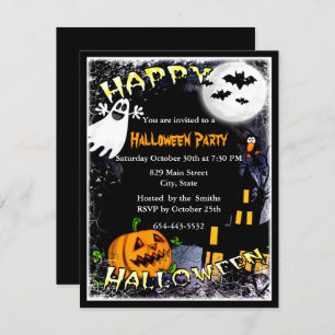 Invitation Halloween House Party