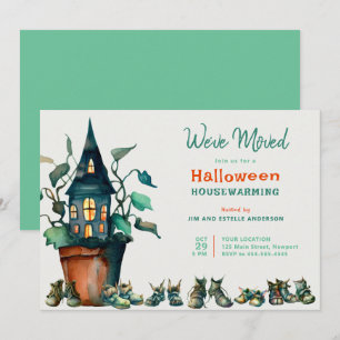 Invitation Halloween Maison Réchauffer Nouvelle Adresse Chaus