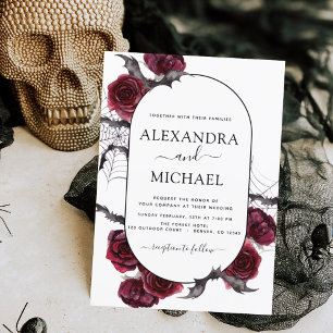 Invitation Halloween Mariage Automne automne Bourgogne