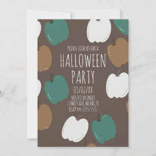 Invitation Halloween Party Automne Citrouille Tone de la Terr