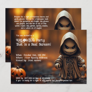 Invitation Halloween Party C’est un vrai cri !