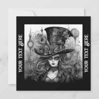 Invitation Halloween Party Steampunk