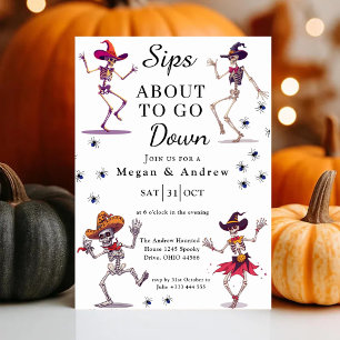 Invitation Halloween Skeleton Dance