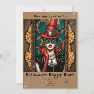 Invitation Halloween Spooktaculaire Bonne heure