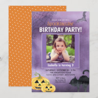 Halloween Spooktacular Photo Anniversaire