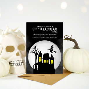 Invitation Halloween Spooktacular sorch Maison hantée